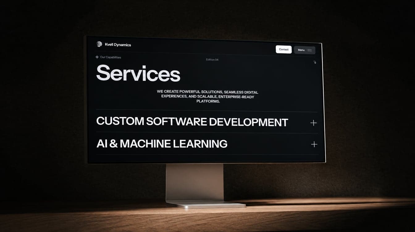 Kvell Dynamics: Services