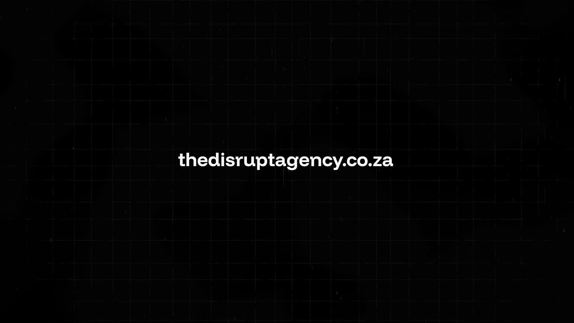 The Disrupt Agency: End card